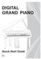 DIGITAL GRAND PIANO. Quick Start Guide