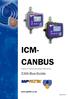 ICM- CANBUS. CAN-Bus Guide. Inline Contamination Monitor EN