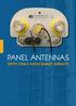 PANEL ANTENNAS WITH ONLY HIGH BAND ARRAYS