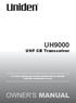 UH9000. UHF CB Transceiver. For more exciting new products please visit our website: Australia:
