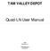 TAM VALLEY DEPOT. Quad-LN User Manual. Gen2 Firmware v1.1