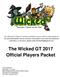 The Wicked GT 2017 Official Players Packet