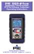 PIE 525. Diagnostic Thermocouple RTD & Milliamp Calibrator Operating Instructions. Practical Instrument Electronics