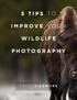 5 TIPS TO IMPROVE YOUR WILDLIFE
