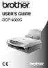 USER S GUIDE DCP-4020C