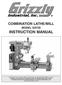 COMBINATION LATHE/MILL MODEL G9729 INSTRUCTION MANUAL