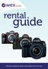 rental rental guide Cameras & accessories, lighting, video equipment and much more