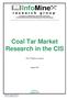 Coal Tar Market Research in the CIS