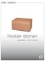 Modular ottoman. assembly instructions