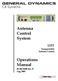 Antenna Control. System. Operations Manual