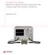Keysight Technologies Network Analysis Solutions Advanced Filter Tuning Using Time Domain Transforms. Application Note