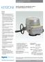 Electric actuator for quarter-turn valves. For output torques to 17,700 lb. in.