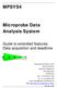 MPSYS4. Microprobe Data Analysis System. Guide to extended features: Data acquisition and deadtime. Microanalytical Research Centre
