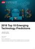 2018 Top 10 Emerging Technology Predictions