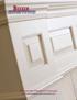 Millwork Product Catalog