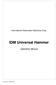 International Destruction Machines Corp. IDM Universal Hammer. Operation Manual