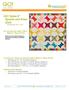 GO! Qube 8 Spools and Kites Quilt Finished Size: 44½ x 44½