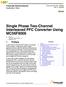 Single Phase Two-Channel Interleaved PFC Converter Using MC56F8006