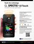 GL SPECTIS 1.0 Touch The world s first smart spectrometer