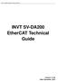INVT SV-DA200 EtherCAT Technical Guide