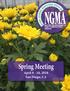 Spring Meeting. April 8-10, 2018 San Diego, CA