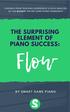 THE SURPRISING ELEMENT OF PIANO SUCCESS: