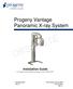 OBSOLETE. Progeny Vantage Panoramic X-ray System. Installation Guide For Vantage units manufactured during or after October 2012