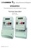 MT830/MT831. Technical Description. Three-phase electronic multi-function meter for industry EAD Version 1.7,