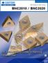 CAT.BNC2010/BNC /15. CBN Grades for Hard Turning BNC2010 / BNC2020. BNC2010 & BNC2020 Grades for machining Hardened Steel