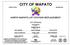 CITY OF WAPATO NORTH WAPATO LIFT STATION REPLACEMENT CITY OFFICIALS. JUAN OROZCO Mayor. ROBERTO REYNA Mayor Pro Tem