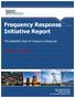 Frequency Response Initiative Report