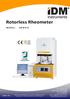 Rotorless Rheometer MODEL: UR