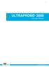 ULTRAPROBE 2000 Instruction Manual
