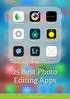 25 Best Photo Editing Apps