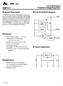 AME, Inc. 1A Low Dropout AME1117 Positive Voltage Regulator General Description Functional Block Diagram Input Current Limiting