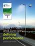 Site & Area. PureForm. LED Solution. Pure in form and function, defining performance. Specification grade luminaires