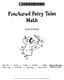Fractured Fairy Tales Math
