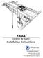 FABA. Installation Instructions. Conductor Bar System. Publication #FABA-03 3/1/04 Part Number: Copyright 2004 Electromotive Systems