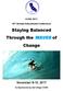 Staying Balanced Through the WAVES of Change