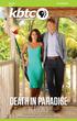 DEATH IN PARADISE SEASON 5 APRIL 2016 KBTC VIEWER GUIDE. A brand-new season of island intrigue premieres Friday, April 15 at 8 p.m. See back cover.