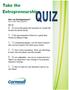 Am I an Entrepreneur? Ask Yourself These Questions...