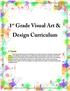 1 st Grade Visual Art & Design Curriculum
