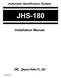 Automatic Identification System JHS-180 Installation Manual