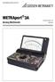 Operating Instructions. METRAport 3A /6.09. Analog Multimeter
