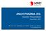 ANUH PHARMA LTD. Investor Presentation December,