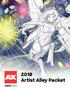Anime Expo 2018 Artist Alley Packet