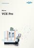 GF Machining Solutions. Mikron. VCE Pro