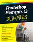 Photoshop Elements 13. by Barbara Obermeier and Ted Padova
