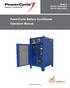 Model # PCYFC-10kW-250A PCYFC-20kW-250A PowerCycle Battery Conditioner Operation Manual