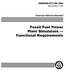 Fossil Fuel Power Plant Simulators Functional Requirements
